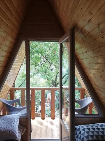 Фото номера Шале с одной спальней Шале Wood House г. Сигнахи 6